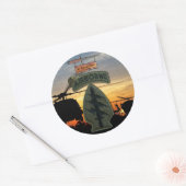 Sticker Rond Forces spéciales Green Berets anciens combattants (Enveloppe)