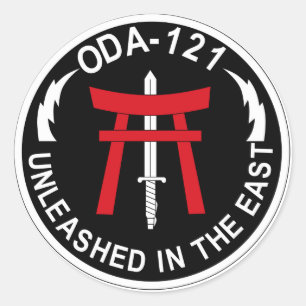 Sticker Rond FORCES SPÉCIALES ODA-121 de BATAILLON de l'ARMÉE
