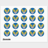 Sticker Rond Forces Symbyennes (Feuille)