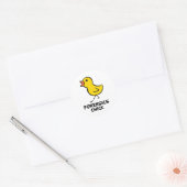 Sticker Rond Forensics Chick (Enveloppe)