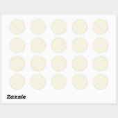 Sticker Rond Forest Sprigs Blé Doré - Neutre (Feuille)