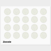 Sticker Rond Forest Sprigs Soft Olive - Neutre (Feuille)