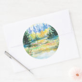 Sticker Rond Forêt (Enveloppe)