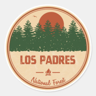 Sticker Rond Forêt nationale de Los Padres