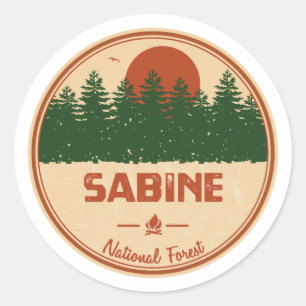 Sticker Rond Forêt nationale de Sabine