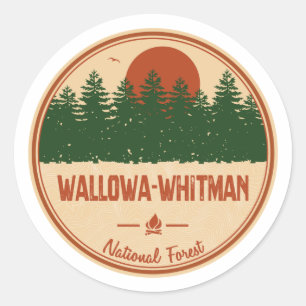 Sticker Rond Forêt nationale de Wallowa-Whitman