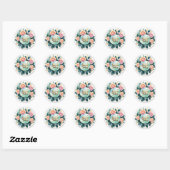 Sticker Rond Forever commence aujourd'hui (Feuille)