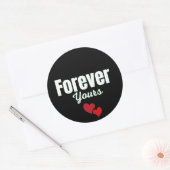 Sticker Rond Forever Yours (Enveloppe)