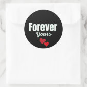 Sticker Rond Forever Yours (Sac)
