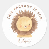 Sticker Rond Forfait Isolation Aquarelle personnalisée pour (Devant)