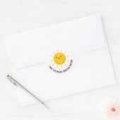 Sticker Rond Forfait Sun Illustrated Design Small Business (Enveloppe)