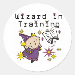 Sticker Rond Formation de magicien