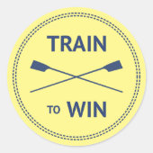 Sticker Rond Formation pour gagner des devis sport motivation à (Devant)