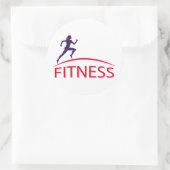 Sticker Rond Forme physique (Sac)