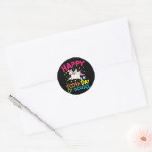 Sticker Rond Formule Mathématique 100 Jours D'école Drôle Prof (Enveloppe)