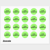 STICKER ROND FORRESTER DE L'ÉQUIPE (Feuille)