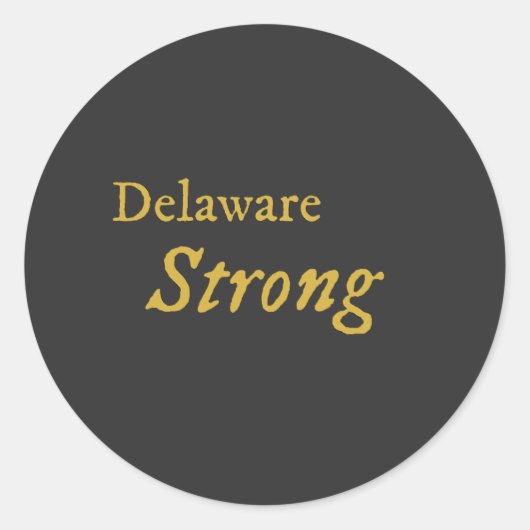 Sticker Rond Fort du Delaware (Devant)