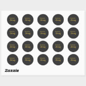 Sticker Rond Fort du Kentucky (Feuille)