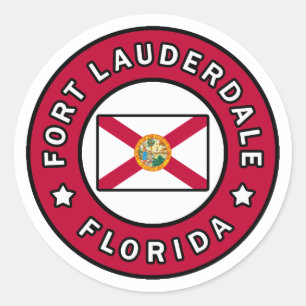 Sticker Rond Fort Lauderdale Floride