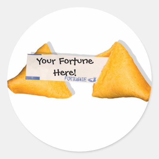 Sticker Rond FortunAte Life (Devant)