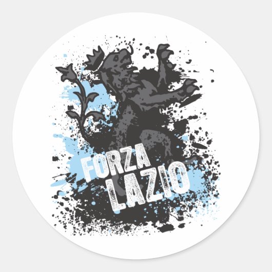 Sticker Rond Forza Lazio (Devant)