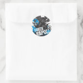 Sticker Rond Forza Napoli (Sac)