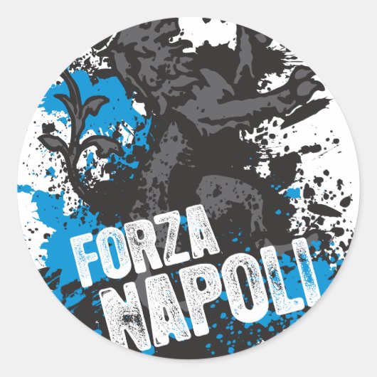 Sticker Rond Forza Napoli (Devant)