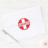 Sticker Rond Fosse commune de Gruezi (Enveloppe)