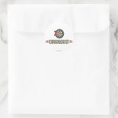 Sticker Rond Fosses humoristiques (Sac)