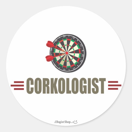 Sticker Rond Fosses humoristiques (Devant)