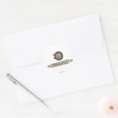 Sticker Rond Fosses humoristiques (Enveloppe)