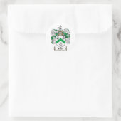 STICKER ROND FOSTER FAMILLE CREST - FOSTER COAT OF ARMS (Sac)