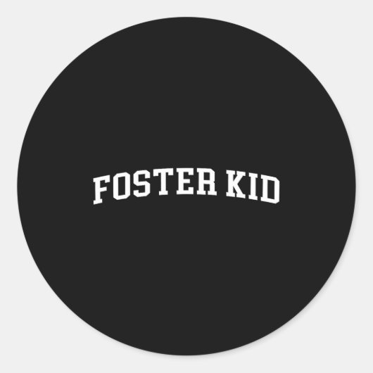 Sticker Rond Foster Kid (Devant)