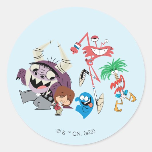 Sticker Rond Foster's Home for Imaginary Friends | Danse (Devant)