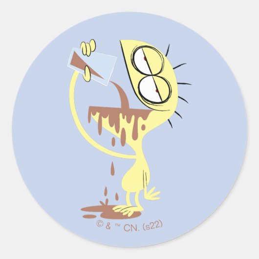 Sticker Rond Foster's Home for Imaginary Friends | Fromage (Devant)
