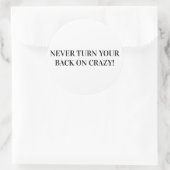 STICKER ROND FOU (Sac)