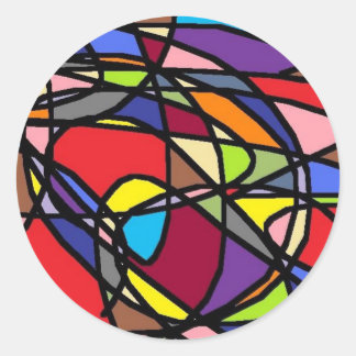 Sticker Rond fou