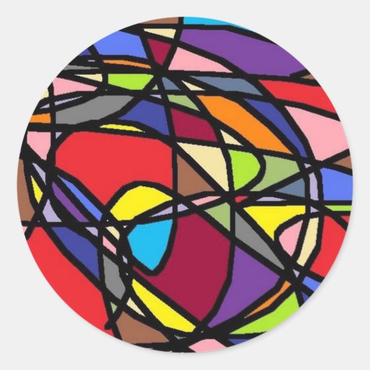 Sticker Rond fou (Devant)