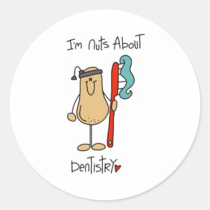Sticker Rond Fou de dentisterie