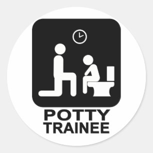 Sticker Rond Fou stagiaire Stckers