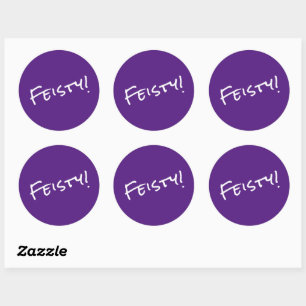 Sticker Rond Fougueux !
