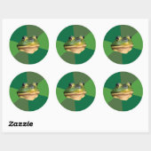 Sticker Rond Foul Bachelor Frog (Feuille)