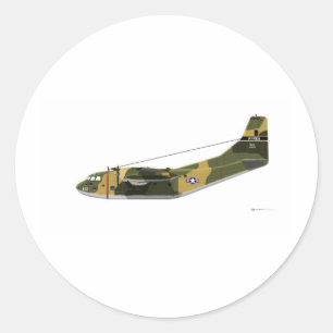 Sticker Rond Fournisseur Fairchild C-123