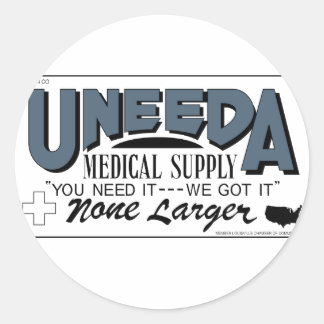 Sticker Rond Fourniture médicale d'Uneeda (retour des morts