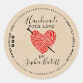 Sticker Rond Fournitures de kits pour petites entreprises perso (Devant)