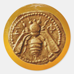 STICKER ROND FOURNITURES DE MAINTIEN DE L'OEUVRE HONEY BEE / BE