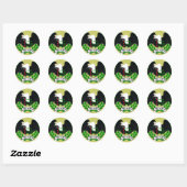 Sticker Rond Fournitures de partie TEA (Feuille)