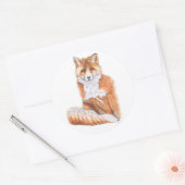 Sticker Rond Fox (Enveloppe)