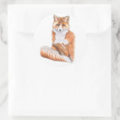 Sticker Rond Fox (Sac)