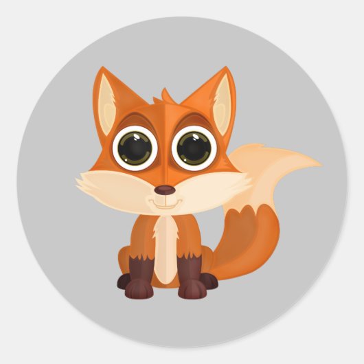 Sticker Rond Fox (Devant)